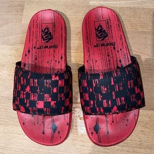 VANS House of Terror Friday The 13th Slides/Sandals Men’s Size 9- LaCosta- RARE